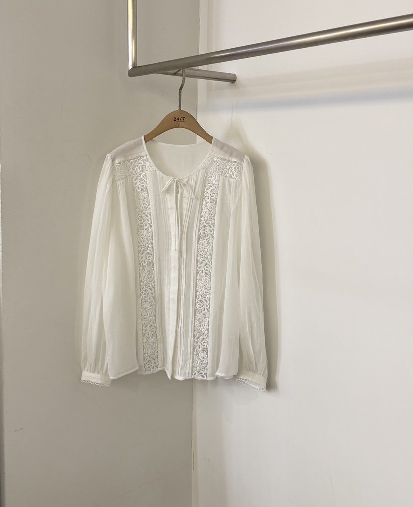 TWENTY FOUR SEVEN24-7韓國代購女士新款時尚襯衫蕾絲衫TEWNTY FOUR SEVEN24-7襯衫/蕾絲衫