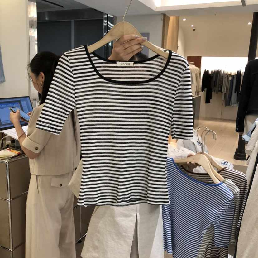 W AND J韓國東大門代購女士新品休閑人氣26春夏熱賣T恤W AND JT恤