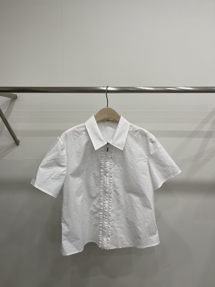 FIFTY韓國直郵實拍女士新款推薦26春夏休閑人氣襯衫蕾絲衫FIFTY襯衫/蕾絲衫