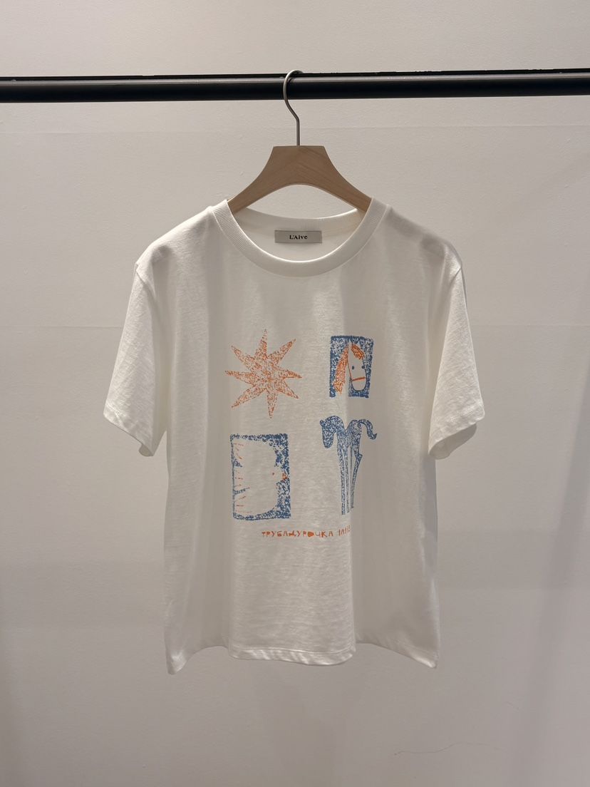 LAIVE韓國東大門直郵女士新品職業休閑時尚人氣推薦26春夏T恤LAIVET恤