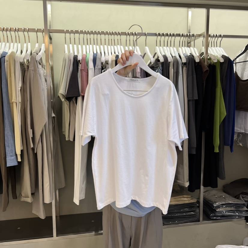 FAVE/FAVOURITE韓國代購女裝新品熱賣推薦26春夏職業T恤FAVE/FAVOURITET恤