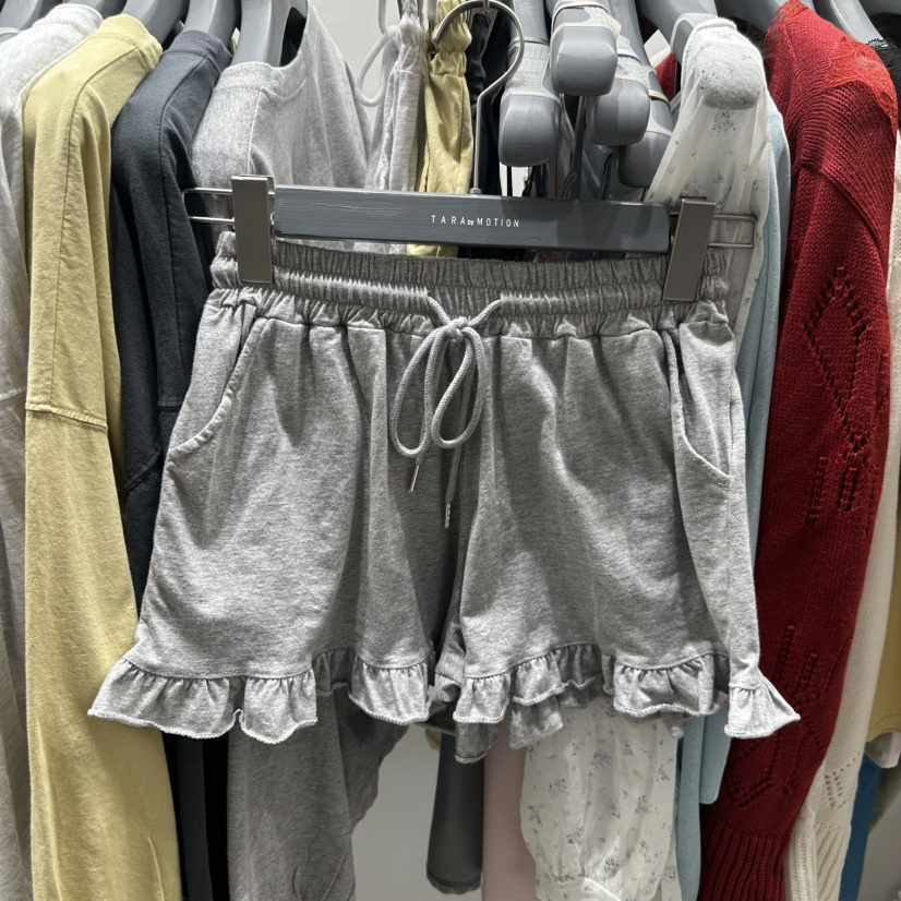 TARABY MOTION韓國東大門直郵女裝新款推薦職業短褲荷葉邊TARABY MOTION短褲