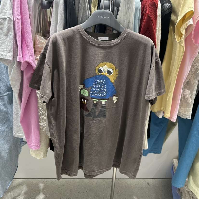 TARABY MOTION韓國代購女裝新款推薦職業26春夏人氣時尚T恤TARABY MOTIONT恤