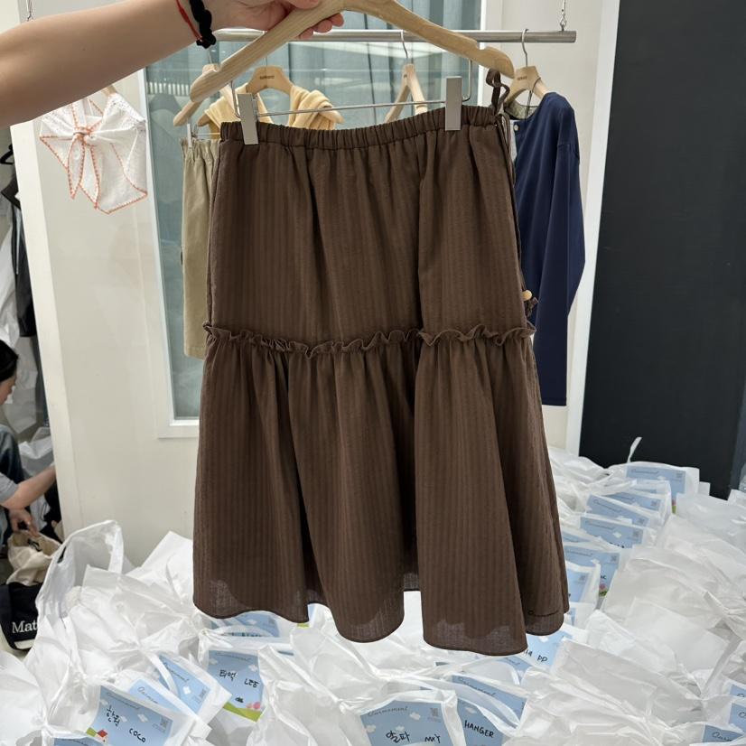 OURMOMENT韓國直郵女士新品時尚人氣26春夏休閑熱賣推薦長裙OURMOMENT長裙