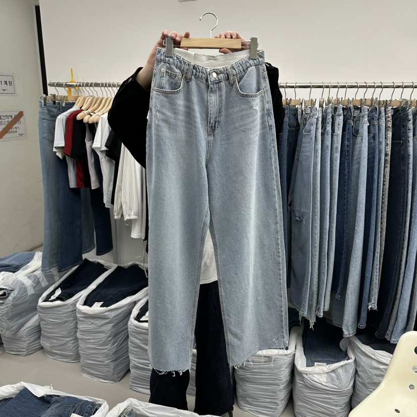 PAI韓國東大門直郵女裝新品時尚26春夏熱賣職業人氣牛仔褲[PΛi]_PAi牛仔褲