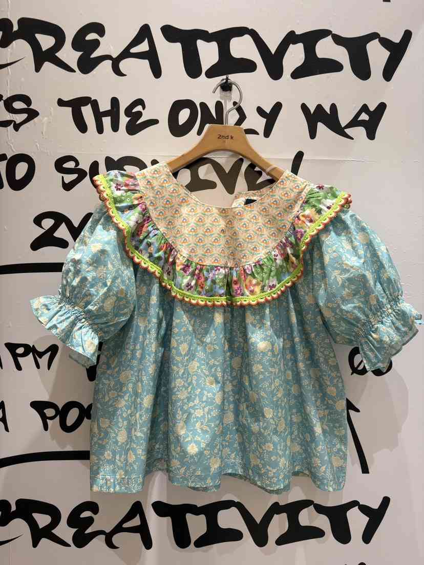 2ND K韓國直郵女士新款26春夏熱賣休閑推薦職業襯衫蕾絲衫2ND K襯衫/蕾絲衫