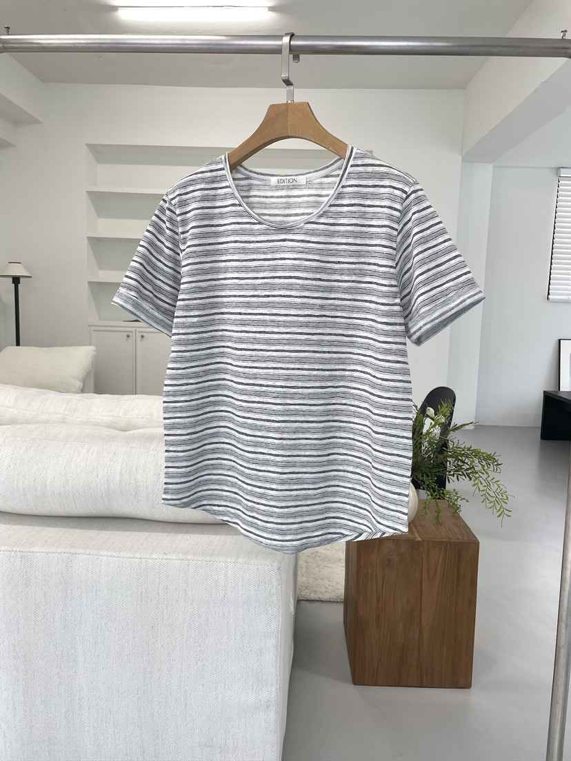 EDITION-P韓國東大門直郵女裝新品熱賣時尚職業推薦26春夏T恤EDITION/CHAHEET恤