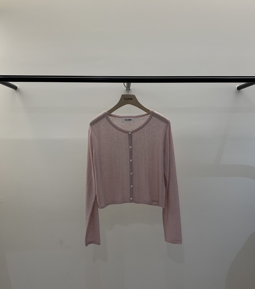 LA CREME韓國東大門代購女裝新款熱賣推薦職業針織衫亞麻布LA CREME針織衫
