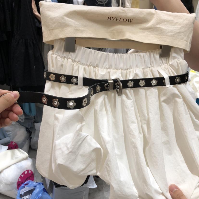 BY FLOW韓國代購女裝新款休閑26春夏熱賣時尚腰帶花朵腰帶BY FLOW腰帶