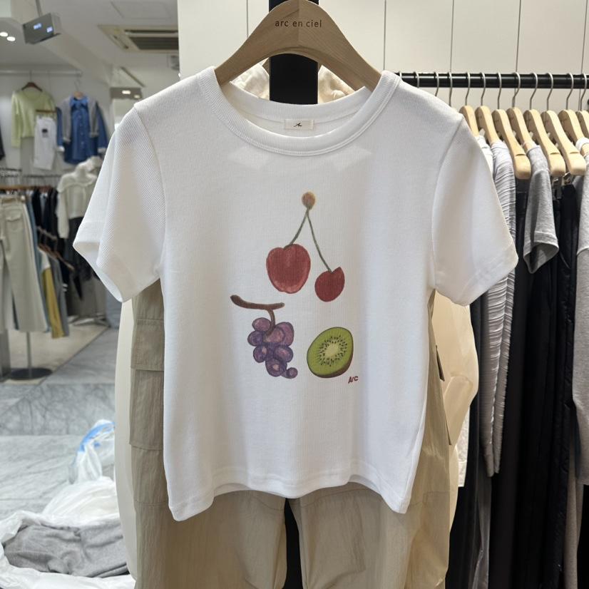 ARC韓國直郵實拍女裝新款休閑熱賣推薦人氣時尚職業26春夏T恤ARC EN CIELT恤