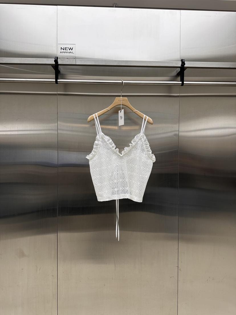 MYDRESS韓國代購女裝新品職業26春夏時尚休閑吊帶背心荷葉邊MYDRESS吊帶/背心