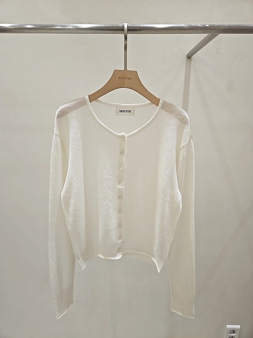 MONTER韓國東大門直郵女裝新品休閑熱賣時尚職業針織衫絲綢MONTER針織衫