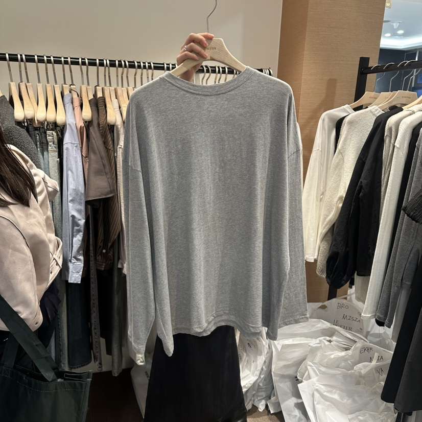 LE BUTTER韓國直郵實拍女裝新款休閑人氣職業熱賣長袖T恤LE BUTTER長袖T恤