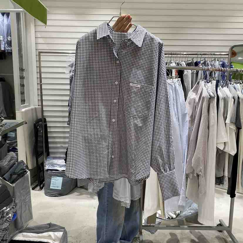 BRICKLANE韓國直郵實拍女士新款26春夏休閑熱賣襯衫蕾絲衫BRICKLANE襯衫/蕾絲衫