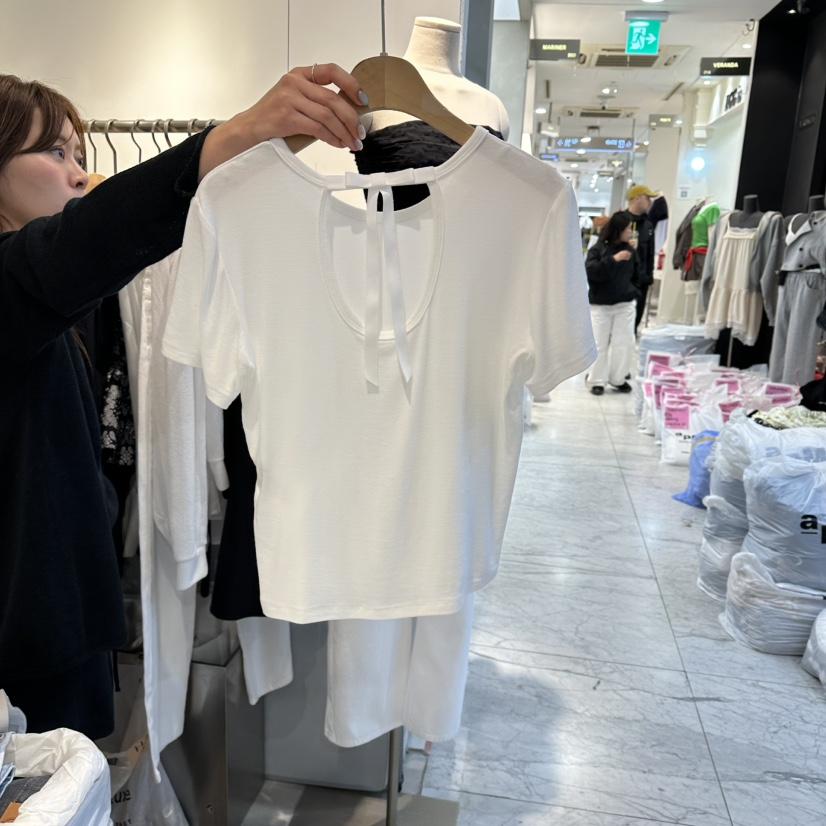 HABLE韓國代購女裝新品人氣熱賣推薦職業時尚休閑26春夏T恤HABLET恤