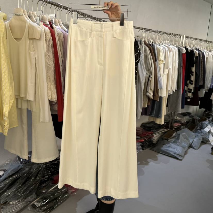 DOUBLE STANDARD/LE SMOKING/MAISONSTAFF韓國東大門代購女裝新款時尚休閑褲MAISONSTAFF休閑褲