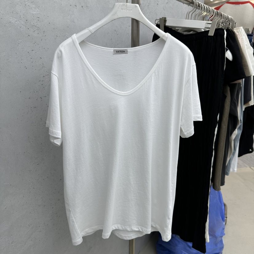 SIXTEEN韓國代購女士新款職業熱賣休閑推薦時尚人氣26春夏T恤SIXTEENT恤