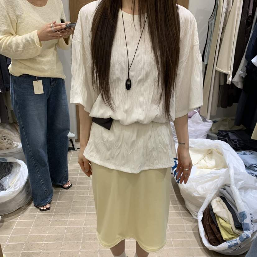 LOFN韓國直郵女裝新款26春夏推薦休閑人氣職業T恤不含配飾LOFNT恤