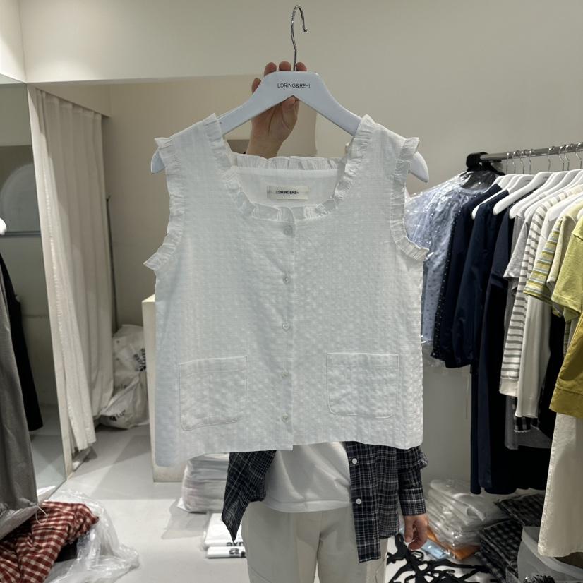 LORING RE I韓國東大門直郵女裝新品職業熱賣時尚推薦馬甲LORING RE-I/BARE馬甲