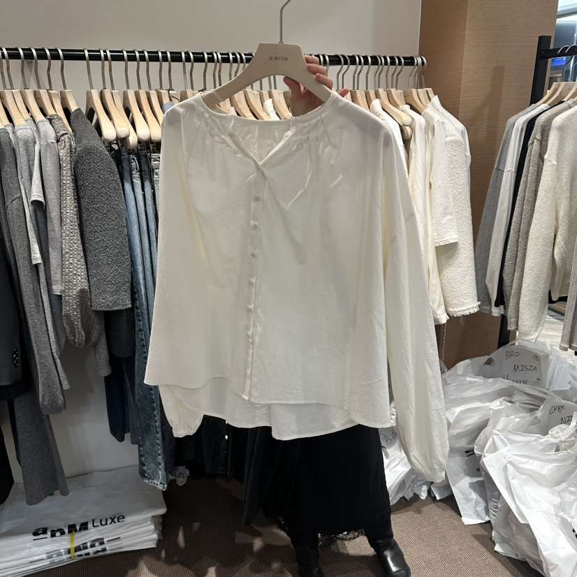 LE BUTTER韓國東大門代購女士新款職業26春夏襯衫蕾絲衫LE BUTTER襯衫/蕾絲衫