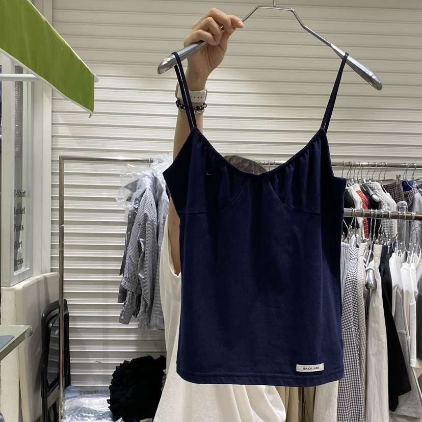 BRICKLANE韓國直郵實拍女士新款推薦熱賣時尚吊帶背心條紋BRICKLANE吊帶/背心