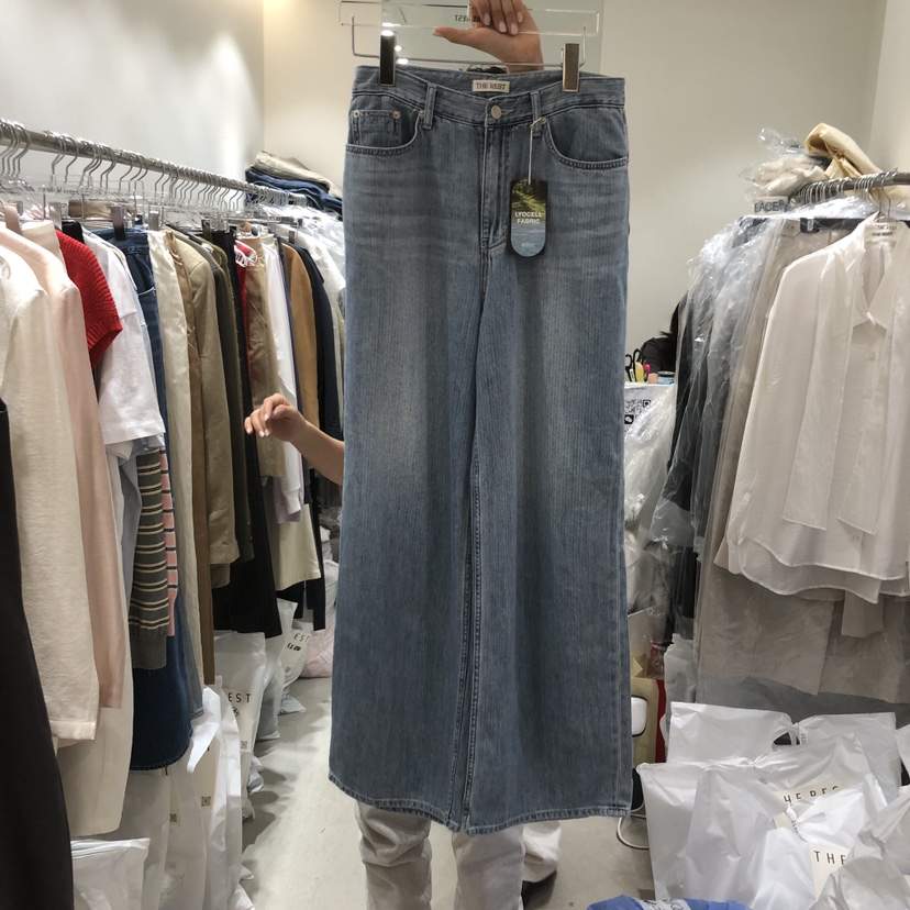 THE REST韓國直郵女士新款人氣職業時尚推薦熱賣牛仔褲口袋THE REST/UNNOEUD牛仔褲