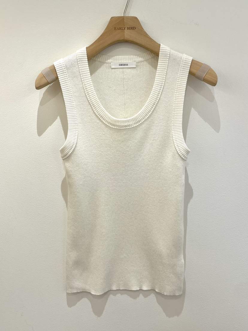 OBSESS韓國代購女士新款休閑26春夏推薦熱賣吊帶背心羅紋OBSESS/EARLY BIRD吊帶/背心