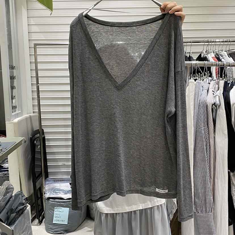 BRICKLANE韓國直郵女裝新品職業人氣休閑時尚26春夏長袖T恤BRICKLANE長袖T恤