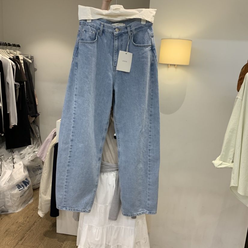 JINSIM韓國東大門直郵女裝新款熱賣時尚26春夏職業牛仔褲JINSIM牛仔褲