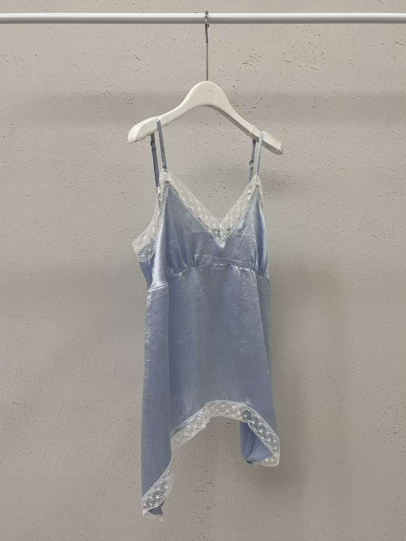 BEAMING SEOUL韓國東大門直郵女裝新款熱賣吊帶背心褶皺BEAMING SEOUL吊帶/背心