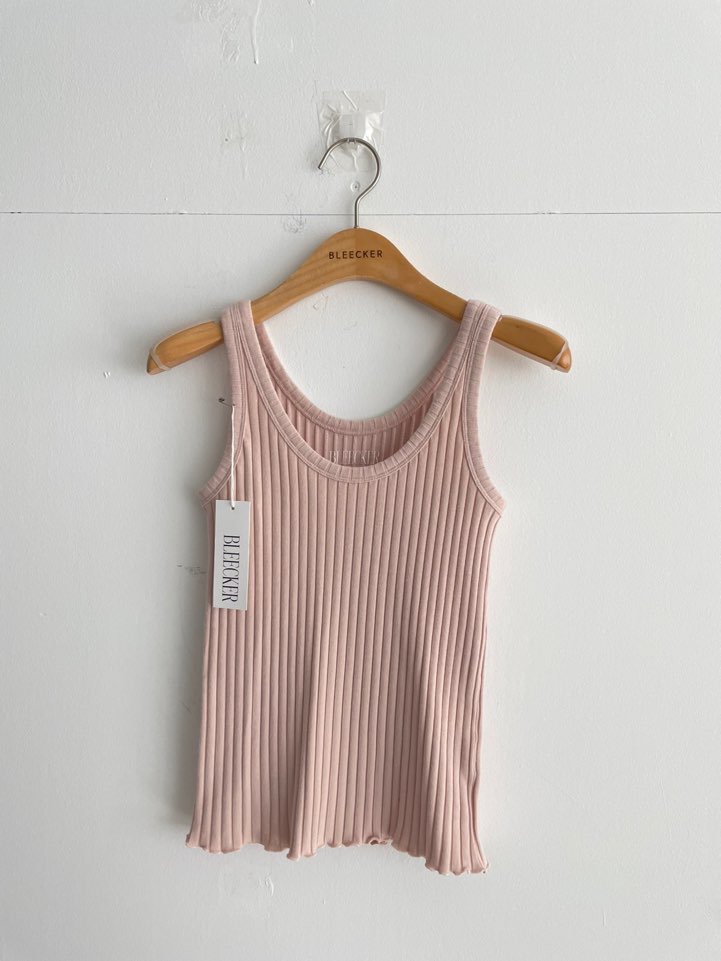 BLEECKER韓國直郵女士新品時尚休閑人氣熱賣吊帶背心羅紋BLEECKER吊帶/背心