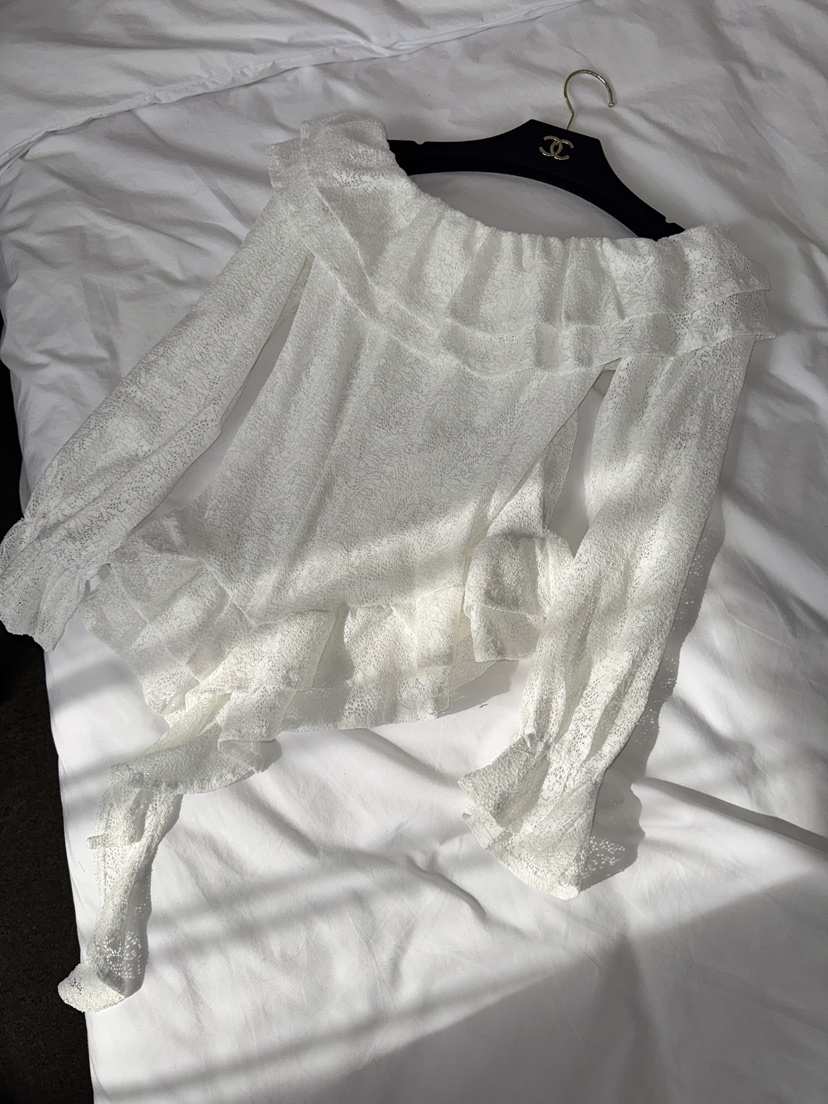 바츠韓國代購女裝新品人氣推薦26春夏襯衫蕾絲衫不含腰帶Vatz襯衫/蕾絲衫