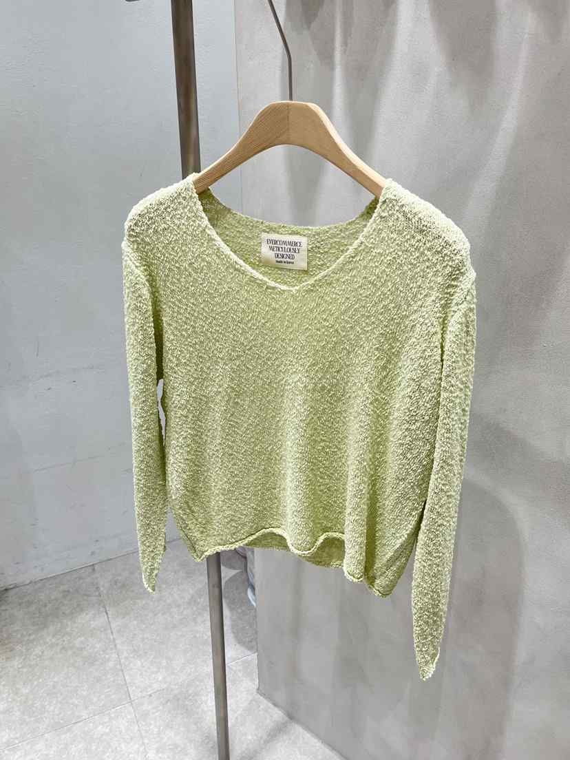 EVERCOMMERCE METICULOUSLY DESIGNED韓國東大門直郵女裝新款職業針織衫EVERCOMMERCE METICULOUSLY DESIGNED針織衫