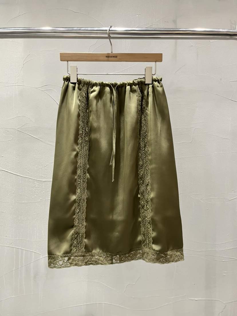 INSSENSE-A韓國直郵女裝新品職業推薦休閑半身裙中短裙蕾絲INSSENSE-A半身裙/中短裙