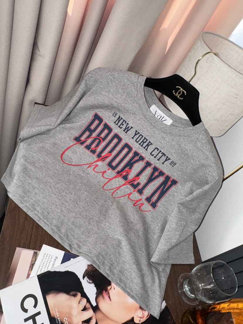 바츠韓國直郵女士新品人氣推薦職業時尚休閑26春夏熱賣T恤VatzT恤