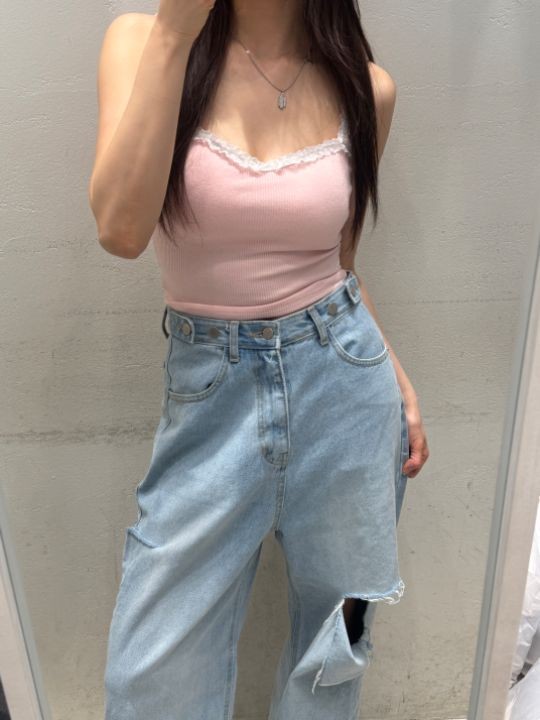 mars韓國直郵女士新款26春夏時尚職業人氣休閑推薦吊帶背心mars吊帶/背心