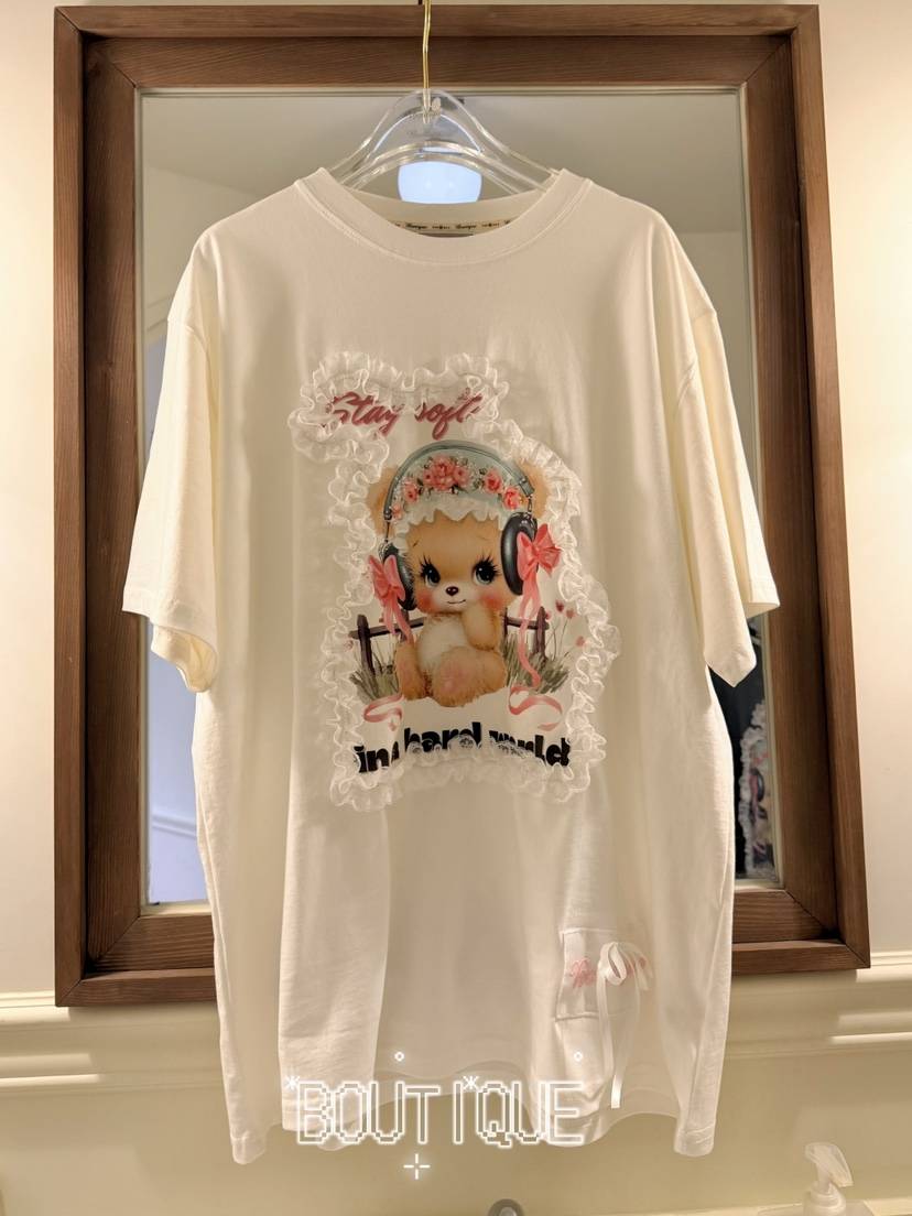 BOUTIQUE-L韓國直郵實拍女士新品熱賣人氣26春夏職業T恤BOUTIQUE-LT恤