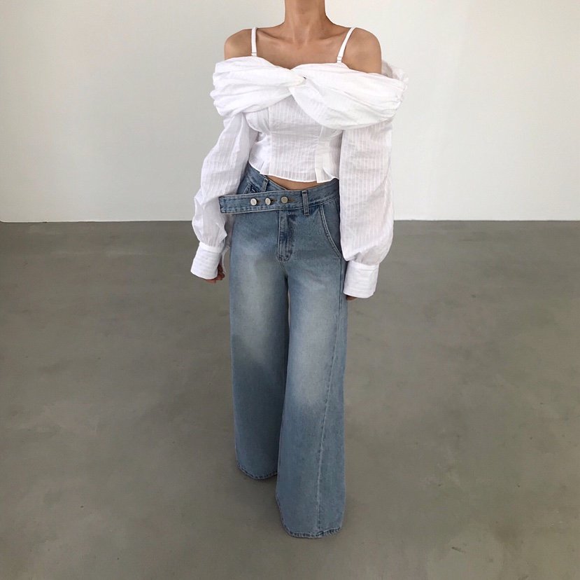 2TWO MOON韓國代購女士新款26春夏熱賣職業推薦襯衫蕾絲衫2TWO MOON襯衫/蕾絲衫