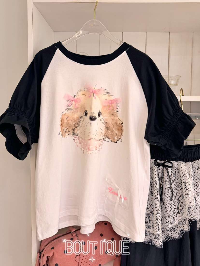 BOUTIQUE-L韓國直郵實拍女士新品熱賣職業休閑人氣時尚T恤BOUTIQUE-LT恤