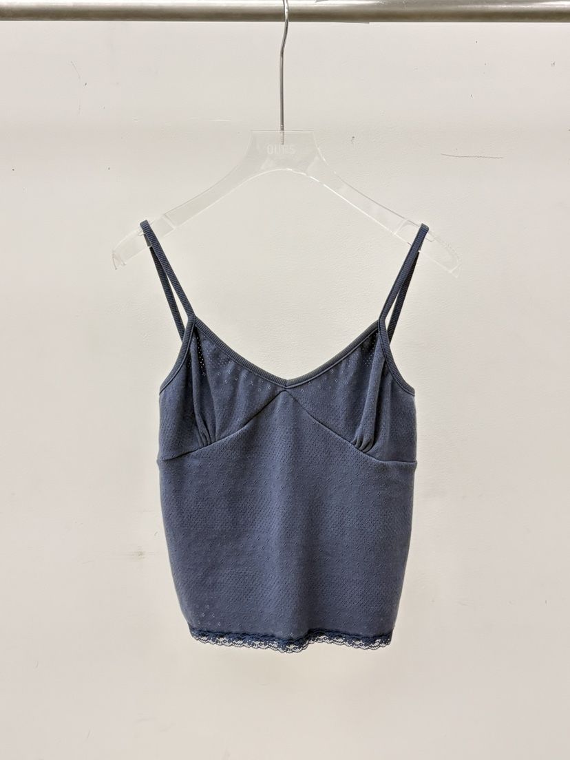 OURS韓國直郵女士新款職業熱賣人氣26春夏休閑吊帶背心鏤空OURS吊帶/背心