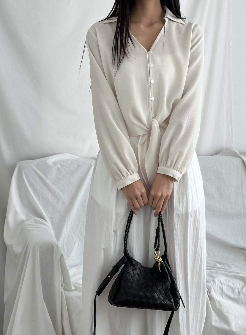 LE VASE韓國直郵實拍女士新品26春夏時尚熱賣襯衫蕾絲衫LE VASE襯衫/蕾絲衫