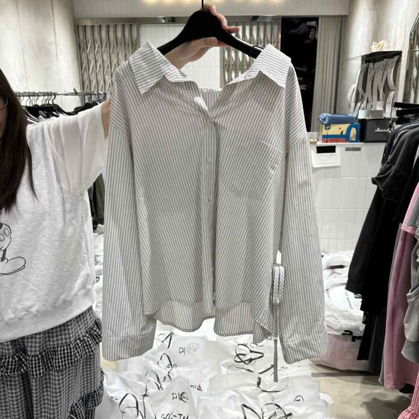 VANTA韓國東大門代購女裝新品推薦職業休閑時尚襯衫蕾絲衫VANTA襯衫/蕾絲衫