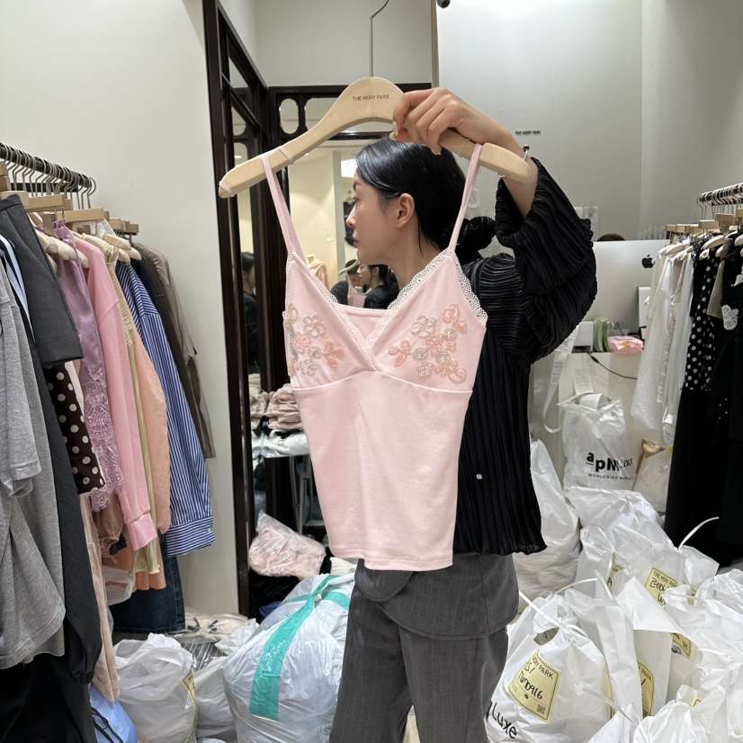 THEMORYPARK韓國東大門代購女士新款休閑26春夏人氣吊帶背心THE MORY PARK吊帶/背心