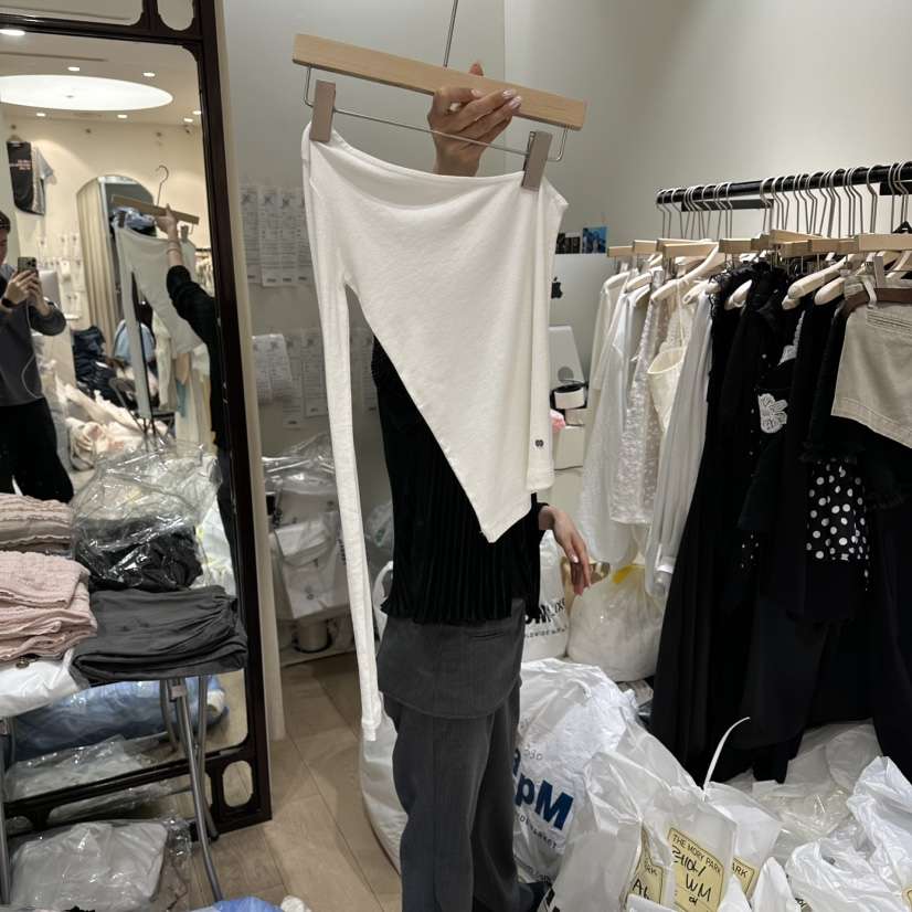 THEMORYPARK韓國東大門代購女裝新品時尚推薦熱賣長袖T恤THE MORY PARK長袖T恤