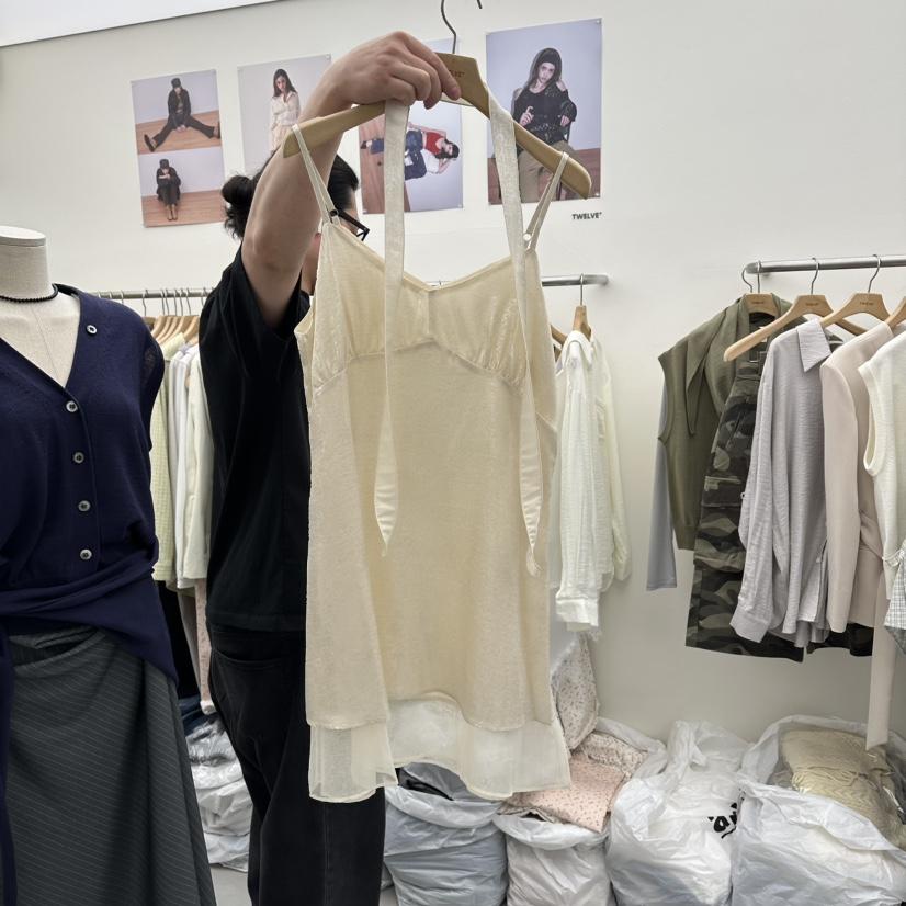 TWELVE韓國直郵實拍女裝新款推薦26春夏休閑連衣裙含脖帶TWELVE連衣裙