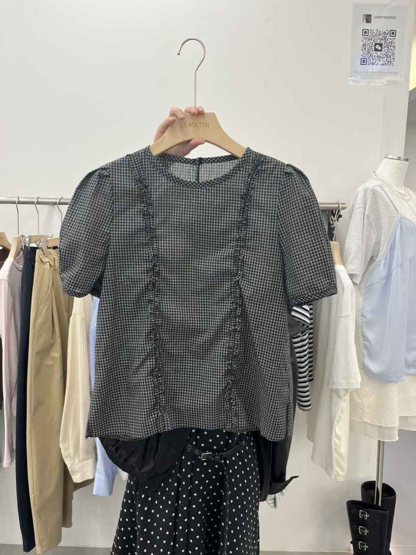 LEMATIN東大門直郵女士新款人氣職業熱賣真品26春夏襯衫蕾絲衫LEMATIN襯衫/蕾絲衫