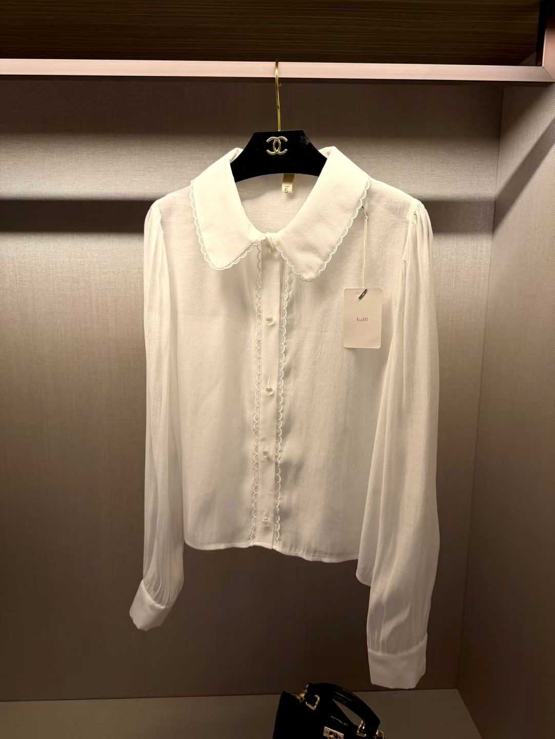 HALFF韓國代購女士新款真品熱賣職業人氣襯衫蕾絲衫不含配飾HALFF-2件起襯衫/蕾絲衫