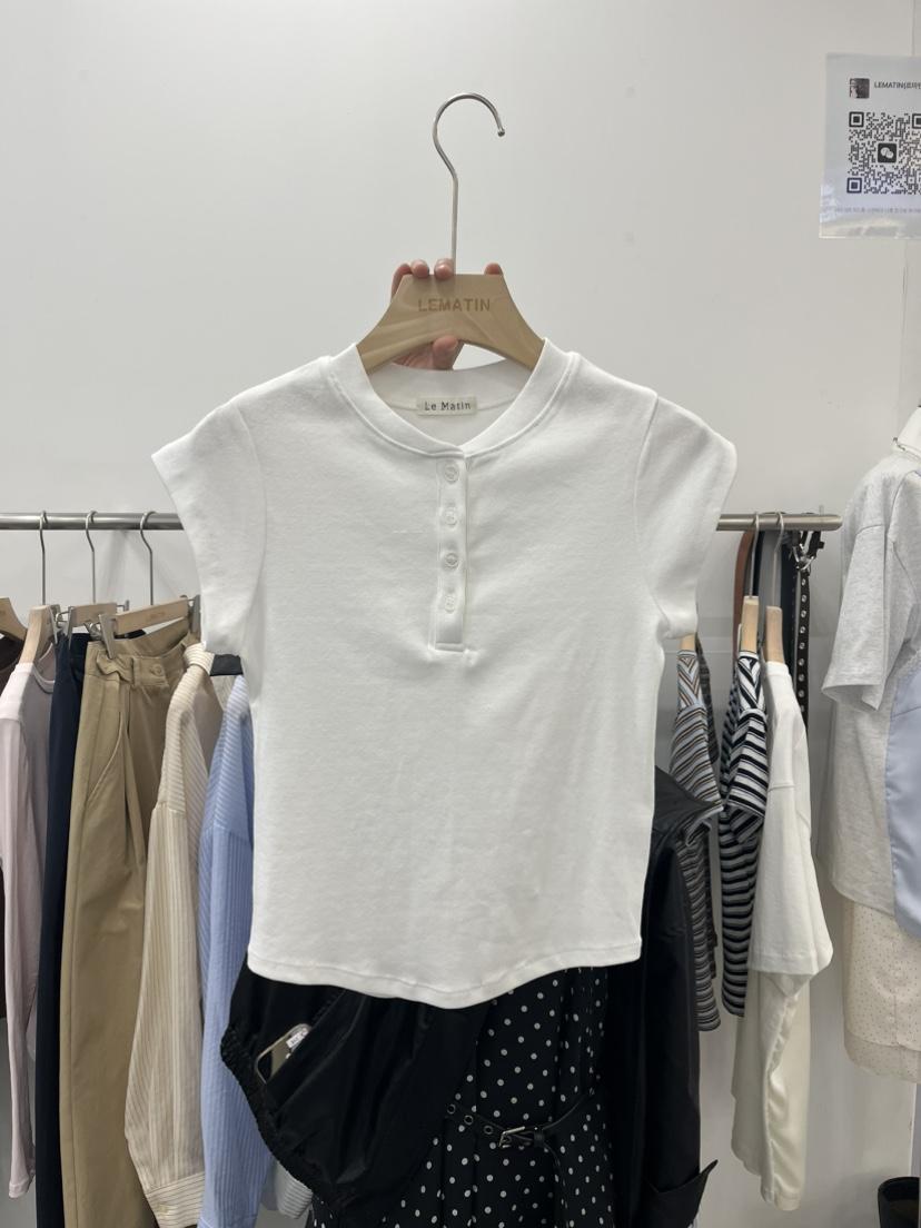 LEMATIN韓國直郵女士新品時尚人氣職業熱賣休閑真品26春夏T恤LEMATINT恤