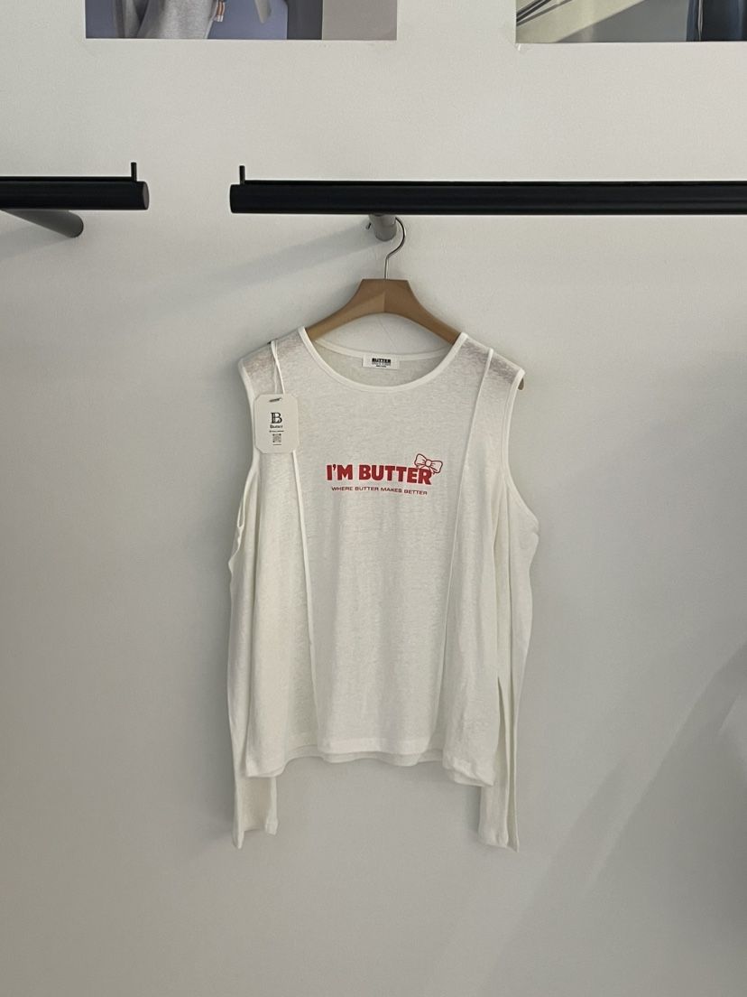 BUTTER-P韓國直郵女裝新品人氣26春夏熱賣真品時尚長袖T恤BUTTER-P長袖T恤