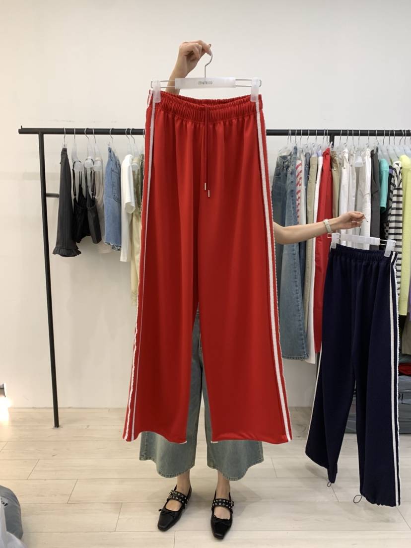 CEDARWOOD韓國直郵女士新品休閑職業26春夏時尚休閑褲蕾絲CEDAR WOOD休閑褲